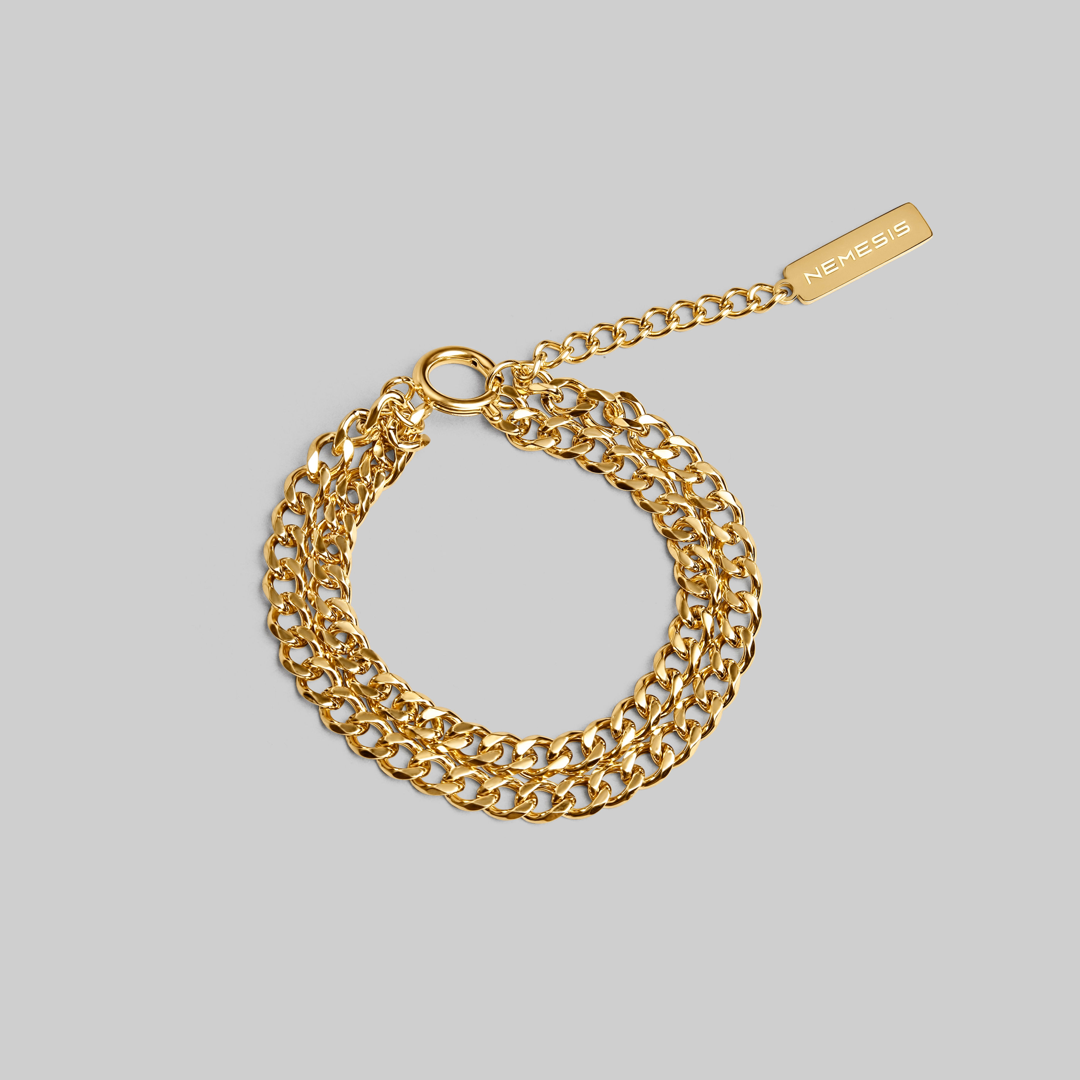 Dual 18k Chain Bracelet