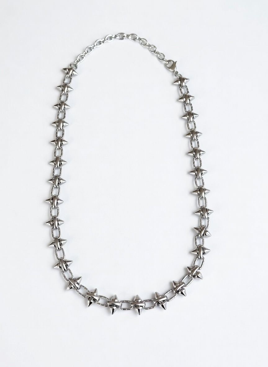 Thumbnail: Sinner Silver Stud Chain