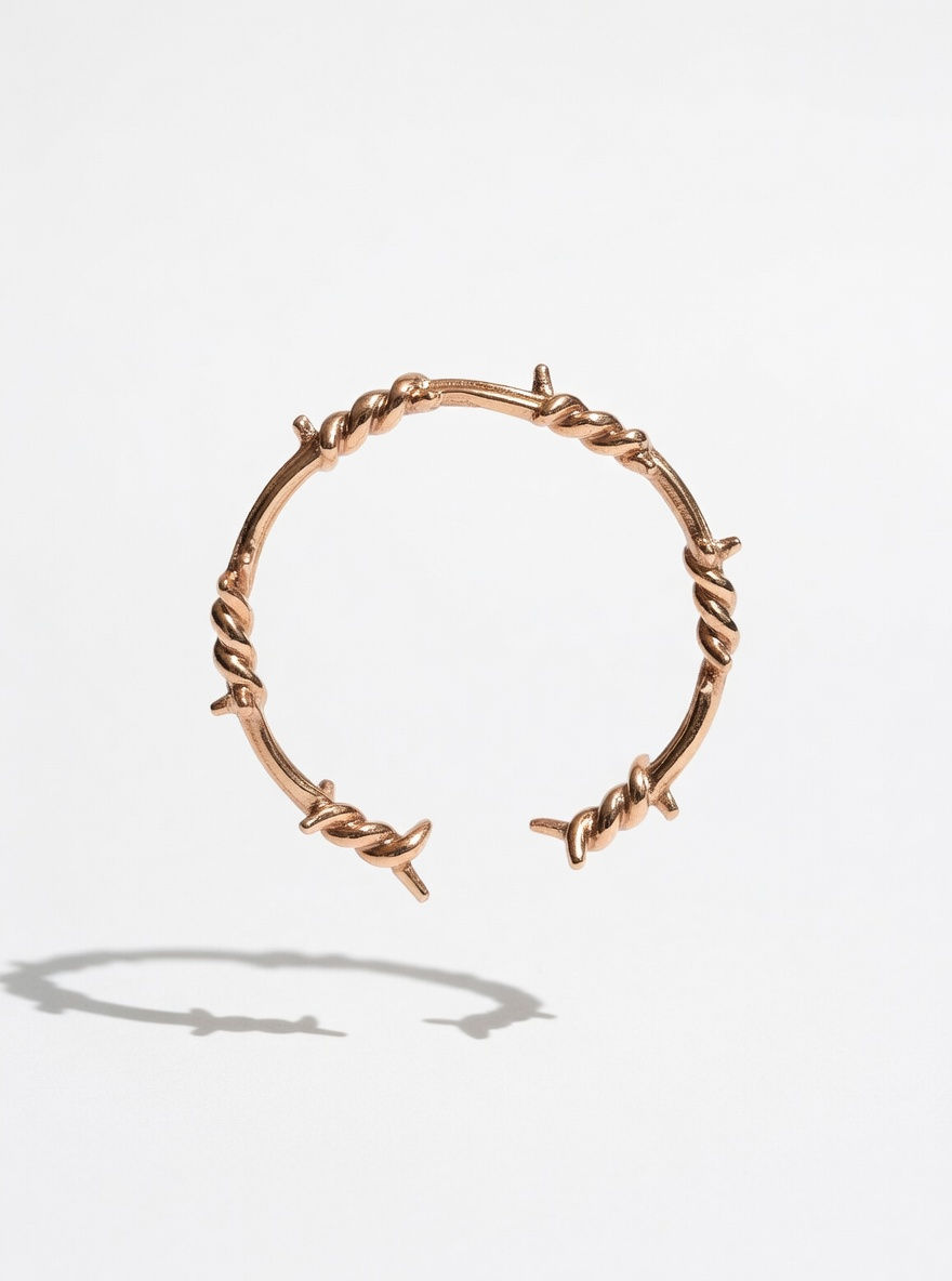 Thumbnail: Rose Gold Wired Cuff