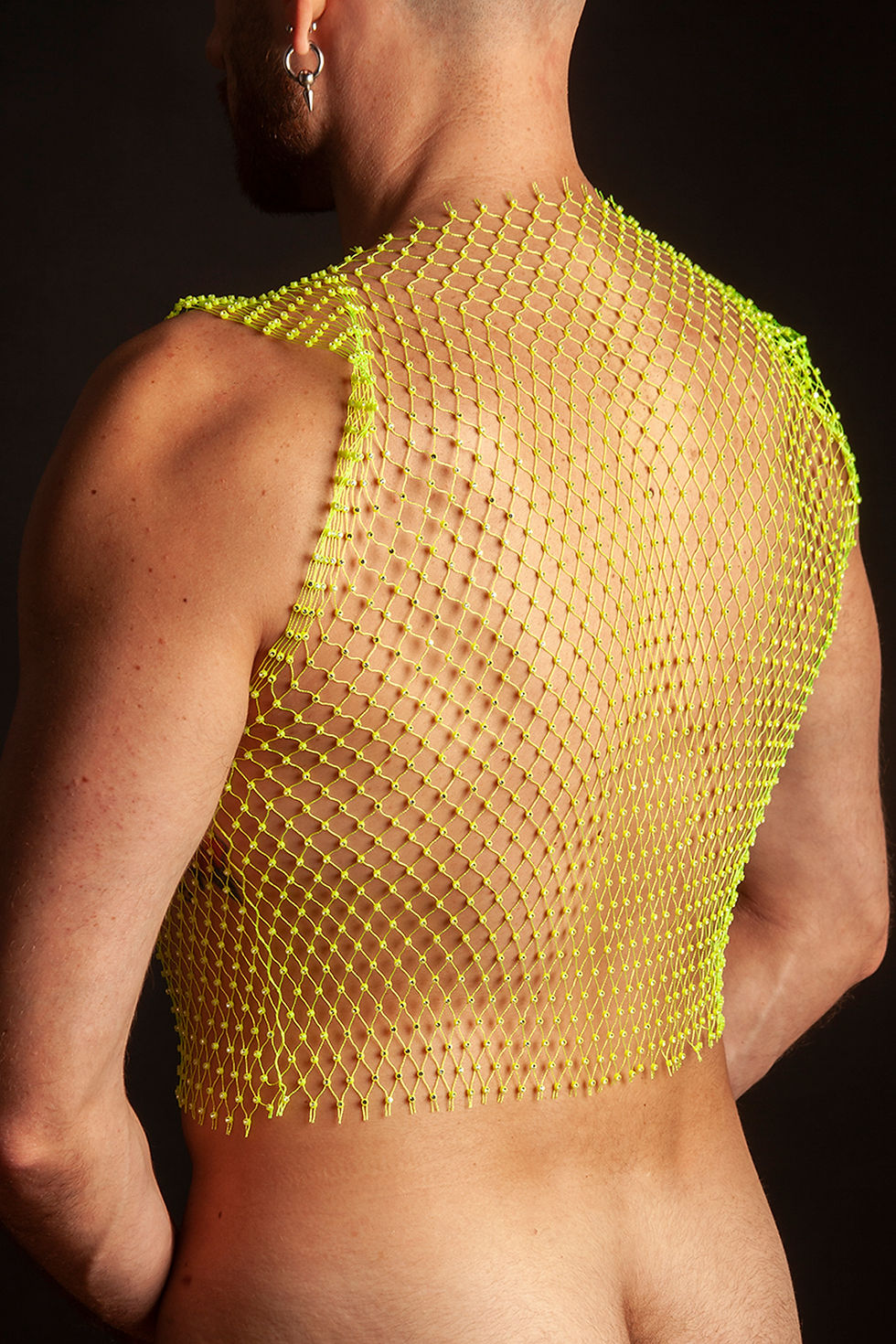 Thumbnail: Neon Rhinestone Crop Top