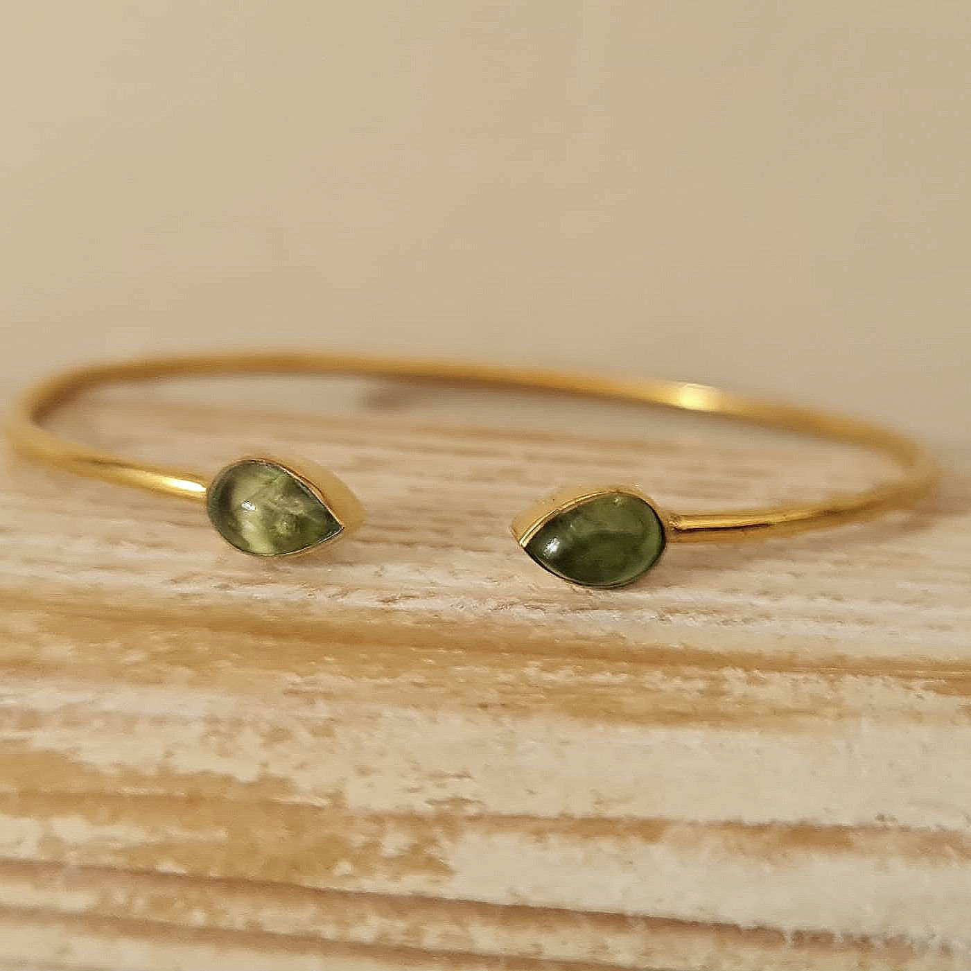 Brazalete Oro Peridot