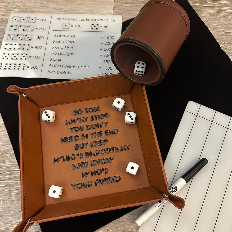 Thumbnail: Phish Dice Game Set "Theme from the Bottom" Pharkle Game