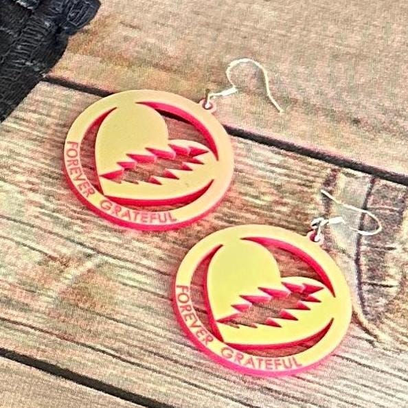 Thumbnail: Grateful Dead "Forever Grateful" Earrings