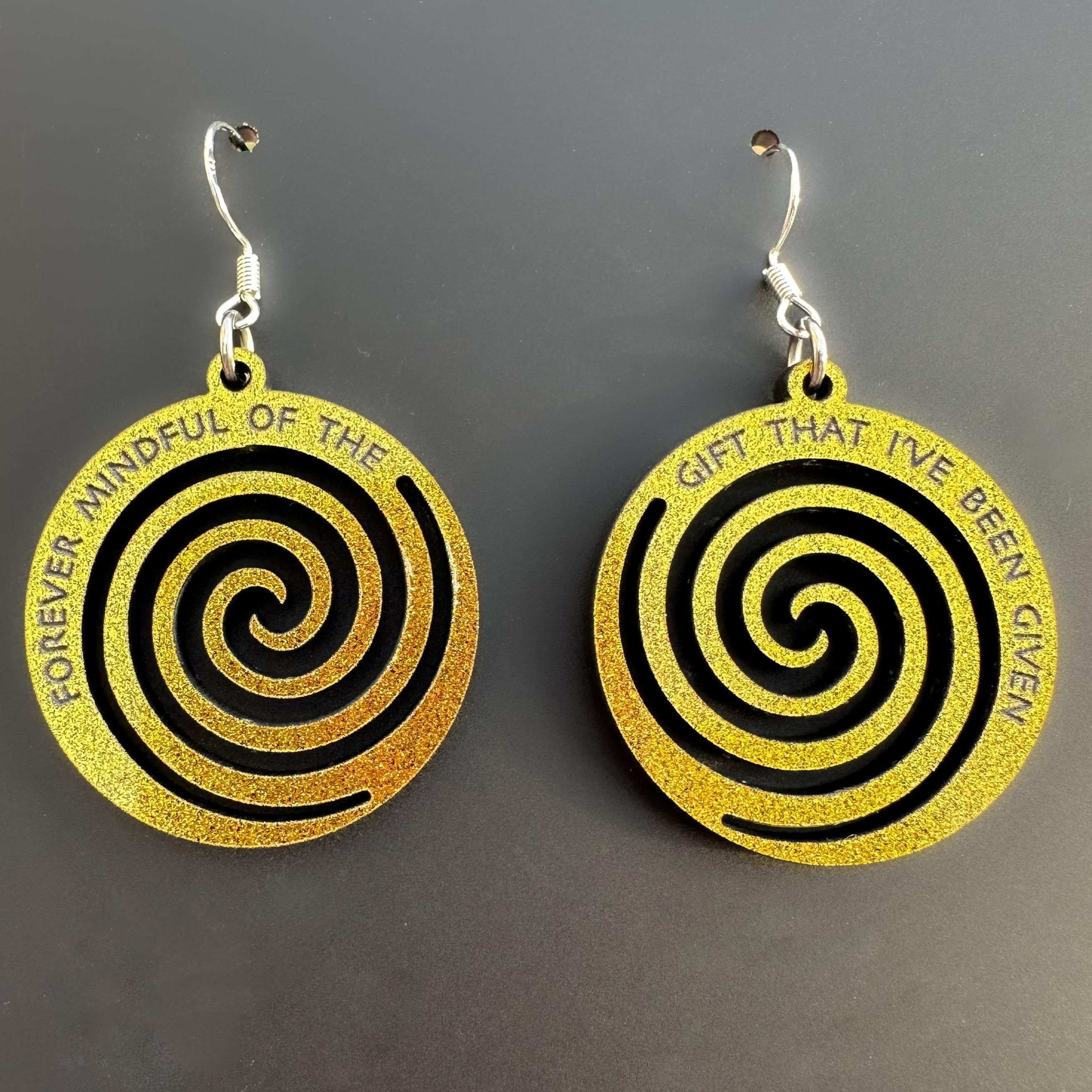 Billy Strings "Highway Hypnosis" Earrings Gold