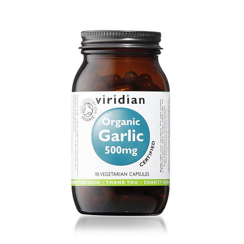 VIRIDIAN ORGANIC GARLIC 500MG (90 CAPS)