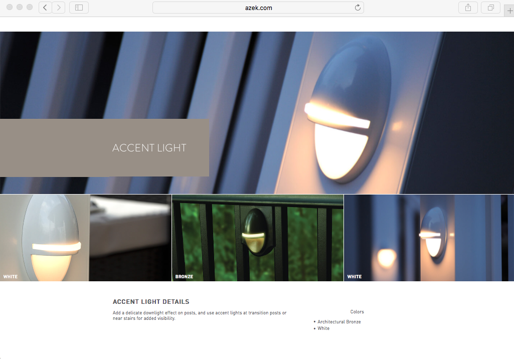 AZEK ACCENT LIGHT