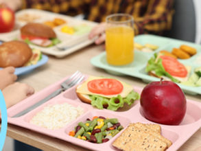 plateau repas cantine scolaire à Fleurus