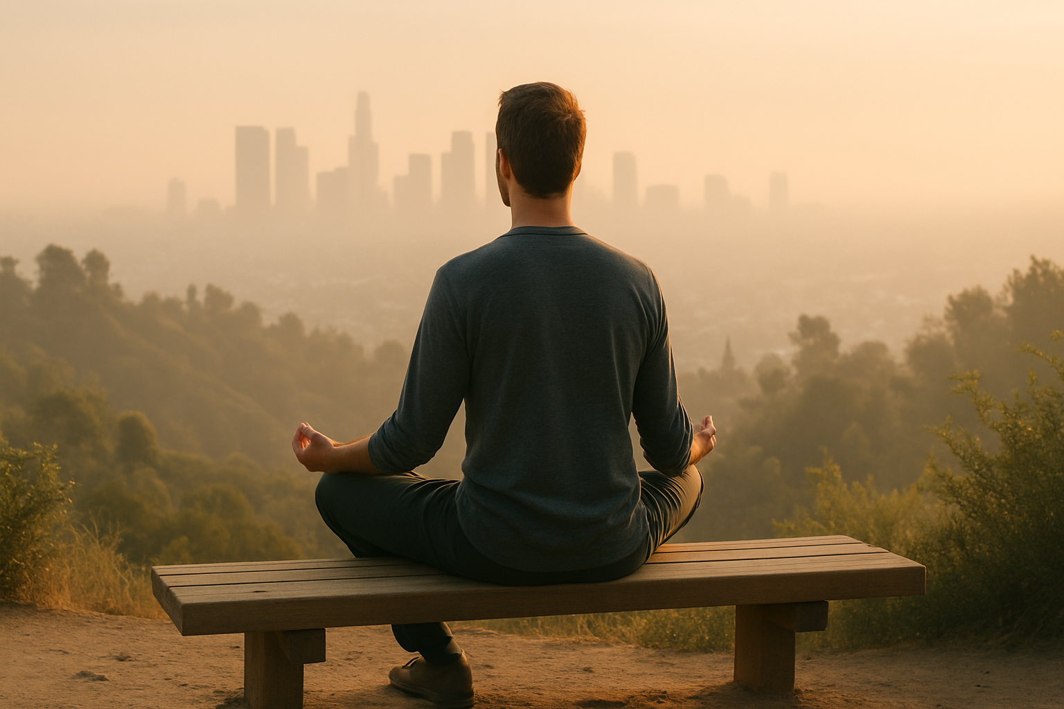 mindfulness practice supporting sobriety in a calm sober living environment