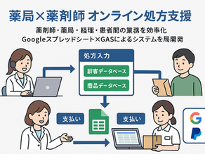 薬剤師と薬局の連携から顧客対応・経理集計まで一元化