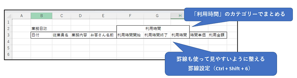 手順2:ヘッダーの見た目を整える