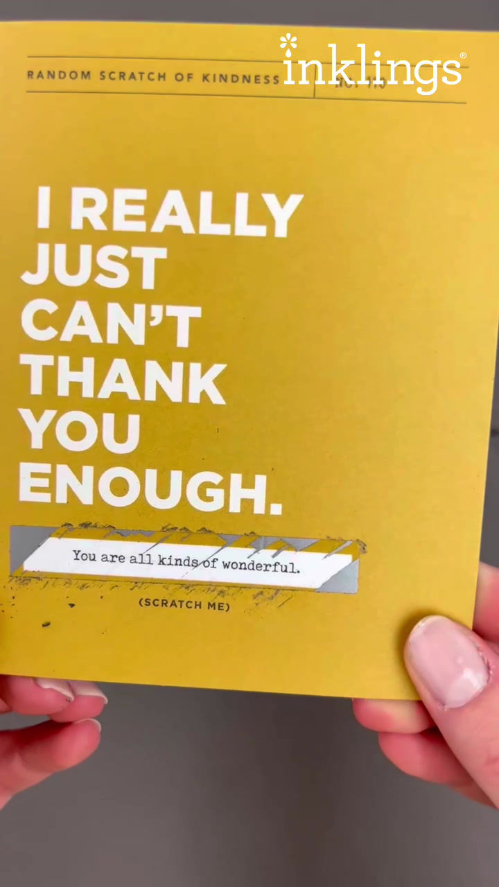 Thumbnail: Can't Thank You Enough Scratch-Off Card by Inklings Paperie