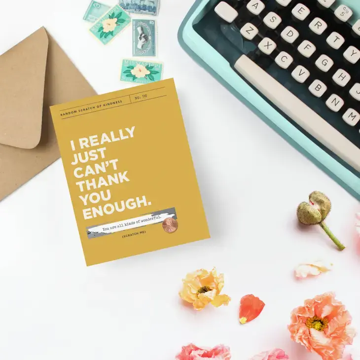 Thumbnail: Can't Thank You Enough Scratch-Off Card by Inklings Paperie
