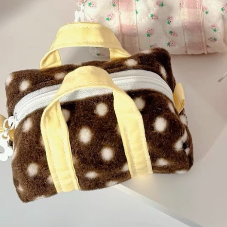 Thumbnail: Handmade Boston Mini Pouch Charm for AirPods and Lipsticks