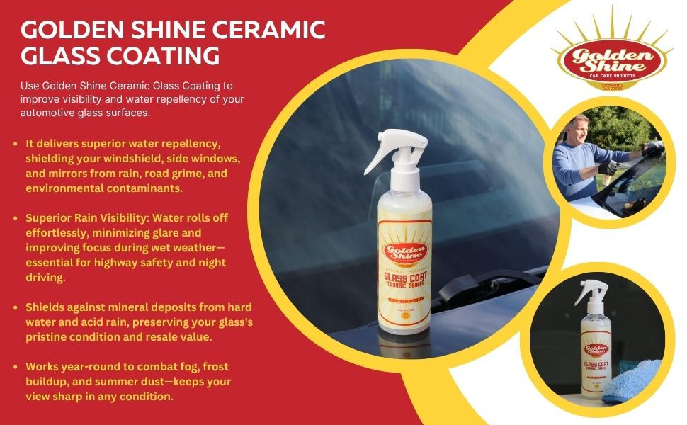 Thumbnail: Golden Shine Ceramic Glass Coat and Sealant 46008