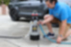Thumbnail: On the Go + California Car Cover Portable Water Deionizer with Bypass Head