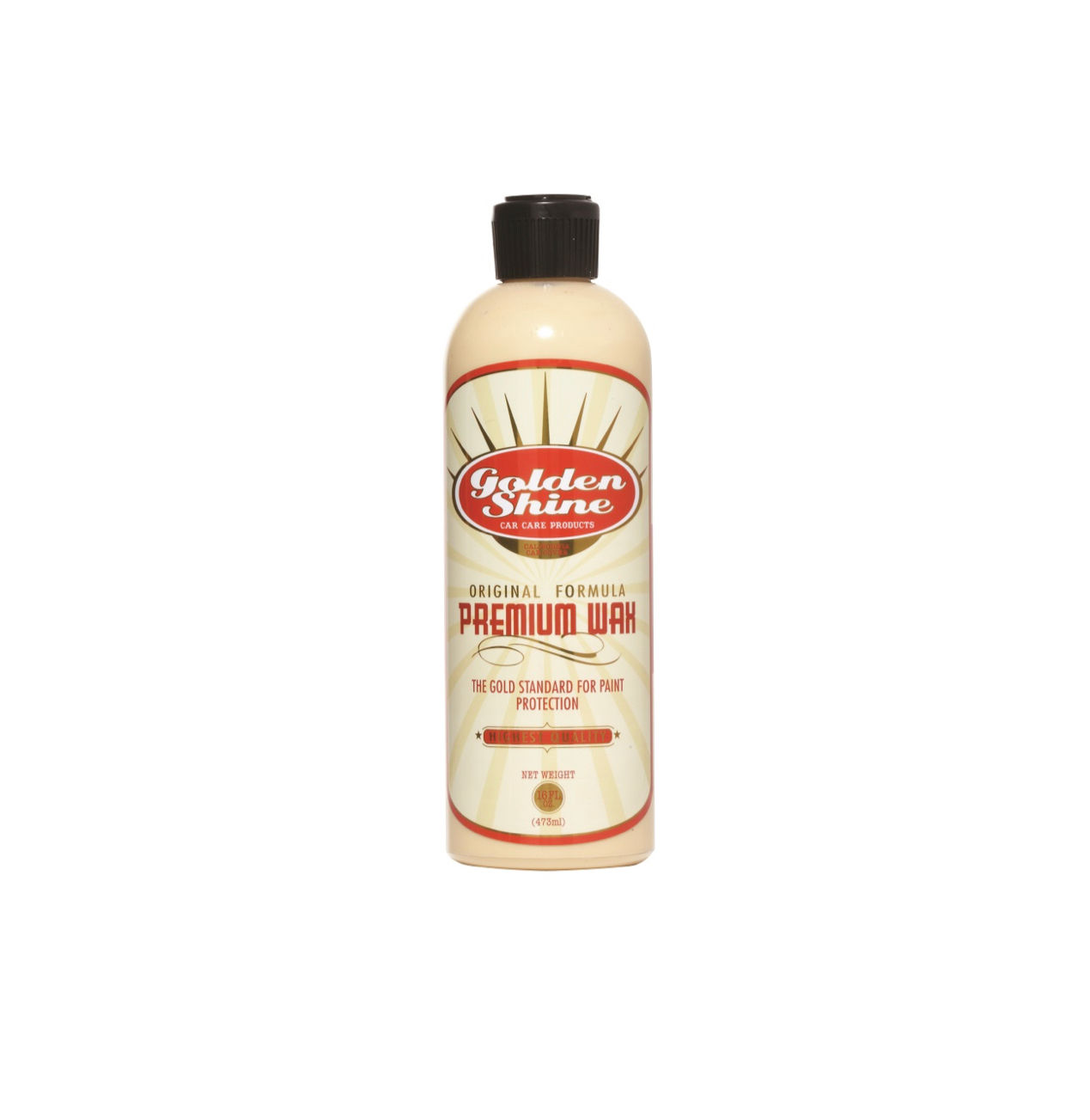 Golden Shine Premium Wax Liquid Carnauba 16oz Bottle