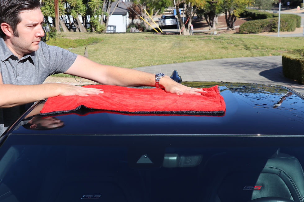 Thumbnail: 1100 gsm Absorbent Double Twist Microfiber Drying Towel 20" X 30"