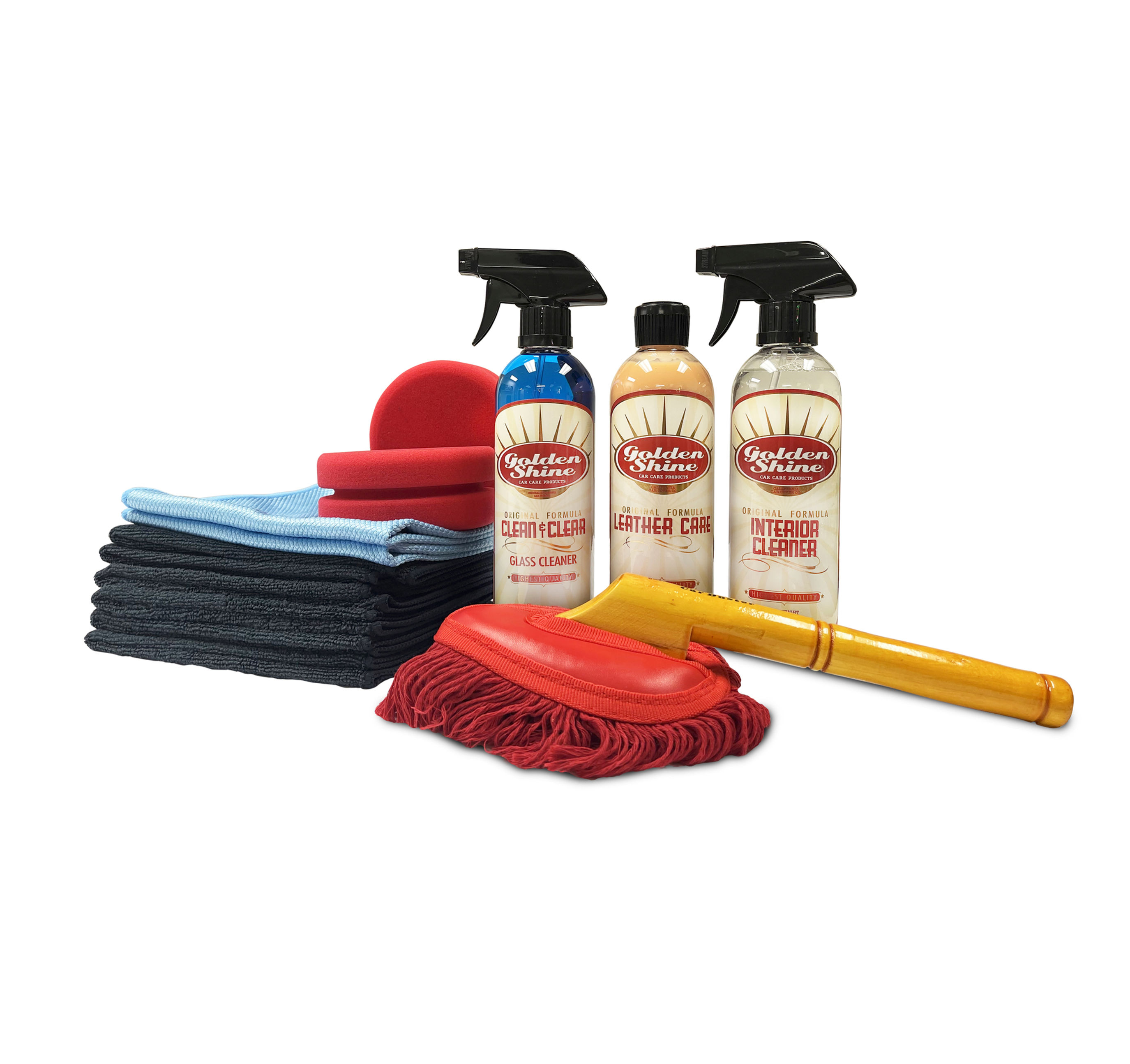 Golden Shine Ultimate Interior Detailing Kit with Mini Duster 41979K