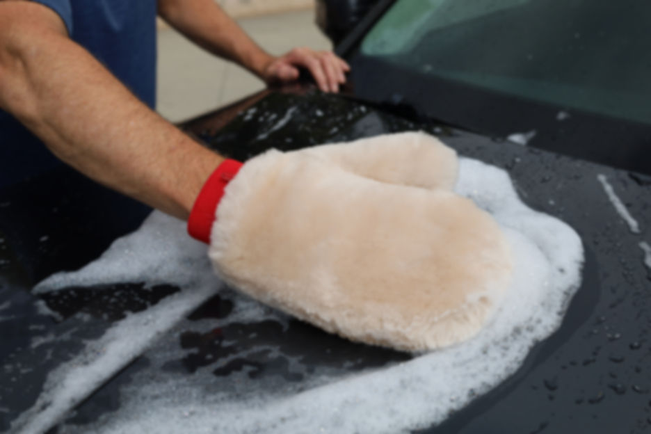Genuine Sheepskin Auto Detailing Wash Mitt WMBP53