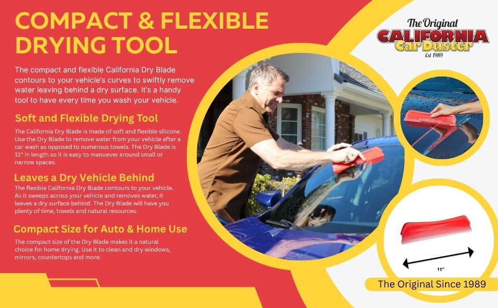 Thumbnail: 11" California Dry Blade in Red CCD-23114