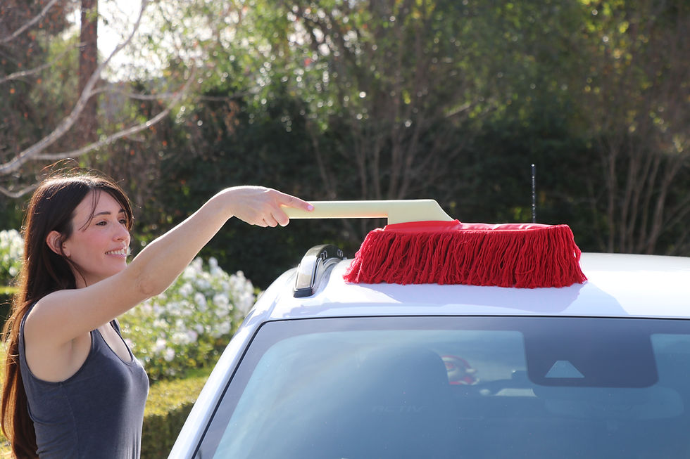Thumbnail: California Car Duster Plastic Handle Car Duster with Cotton Mop 86243