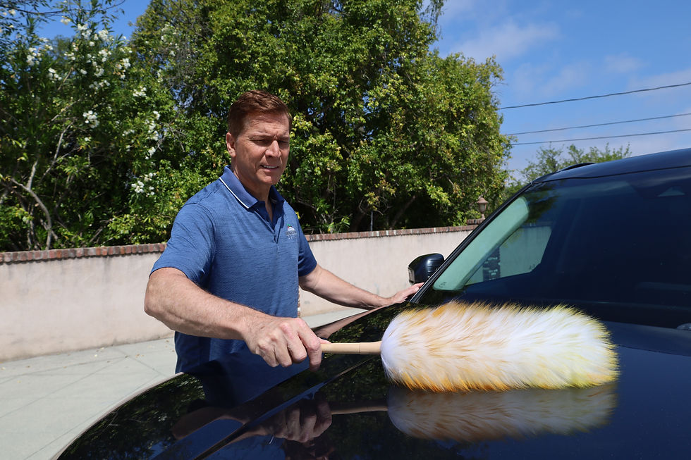 Thumbnail: Natural Sheepskin Mop Home and Auto Car Duster 62412