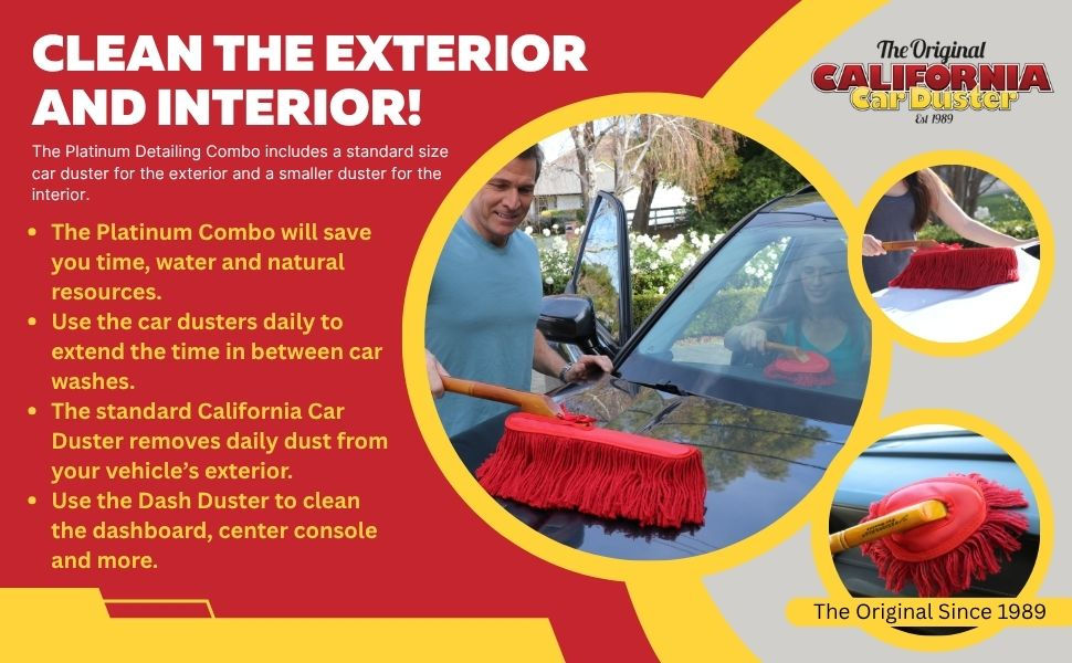 Thumbnail: California Car Duster Platinum Combo Kit with Original and Mini 62870