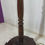 Thumbnail: Victorian standard lamp, original, solid mahogany, carved base, tapered, rewired, three carved feet, interior, design