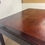 Thumbnail: Scratch built refectory table from Samlesbury Hall, leather top table or desk, mahogany table, antique table, interior