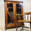 Thumbnail: Victorian adjustable glass fronted solid mahogany bookcase, storage, compact, display cabinet, interiors, fine antiques