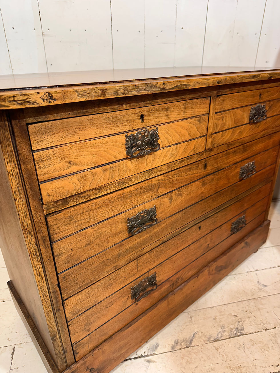 Thumbnail: Edwardian Chest Of Drawers -Hand Crafted Antique