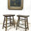 Thumbnail: Victorian pitch pine milking stools, artist, studio, apartment, kids chairs, patina, handmade, homes, decor, small antique