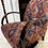 Thumbnail: 1950's Bentwood Halabala Armchair, restored and professionally upholstered, Aztec vintage pattern fabric, patina, rare chair,