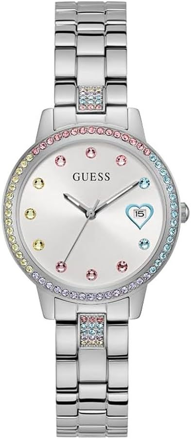 Guess 3 Of Hearts, Analog Ladies Watch
