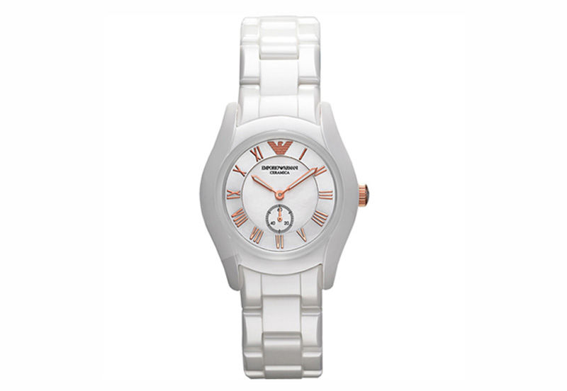 Emporio Armani Luxury Ceramica, Analog Ladies Watch