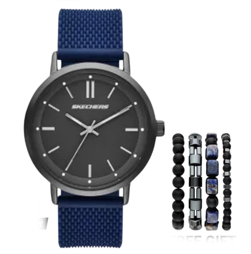 Skechers Analog Men's Boxset Watch
