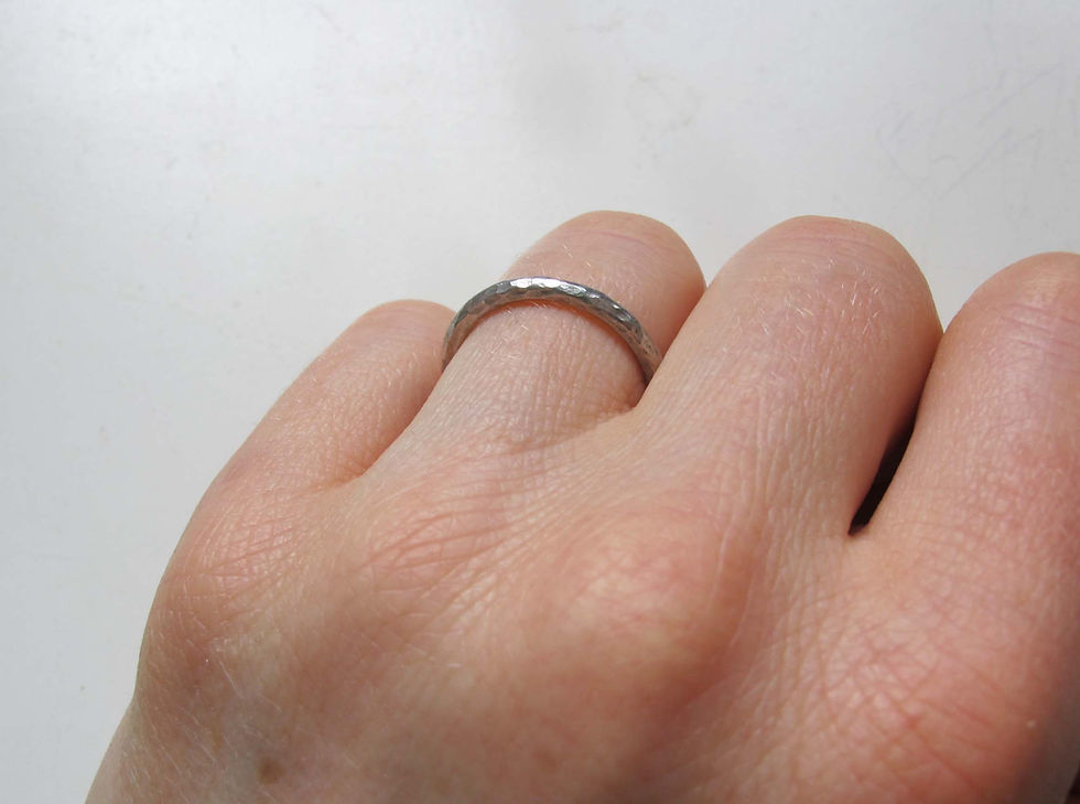 Thumbnail: simple silver wedding ring
