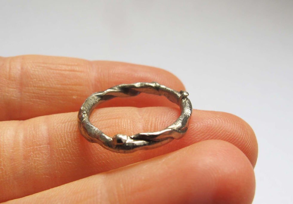 Thumbnail: hand made twig ring