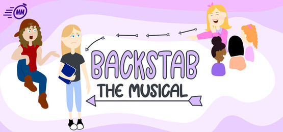 BACKSTAB: The Musical poster.