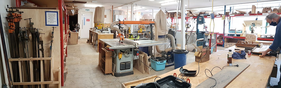 Shed wood workshop