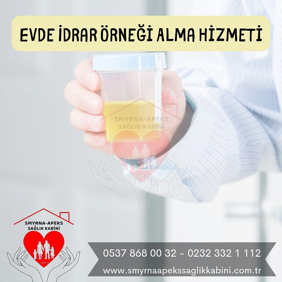 Evde İdrar Örneği Alma Hizmeti 
