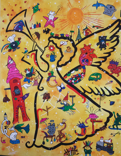 Glücksmomente 100x80cm