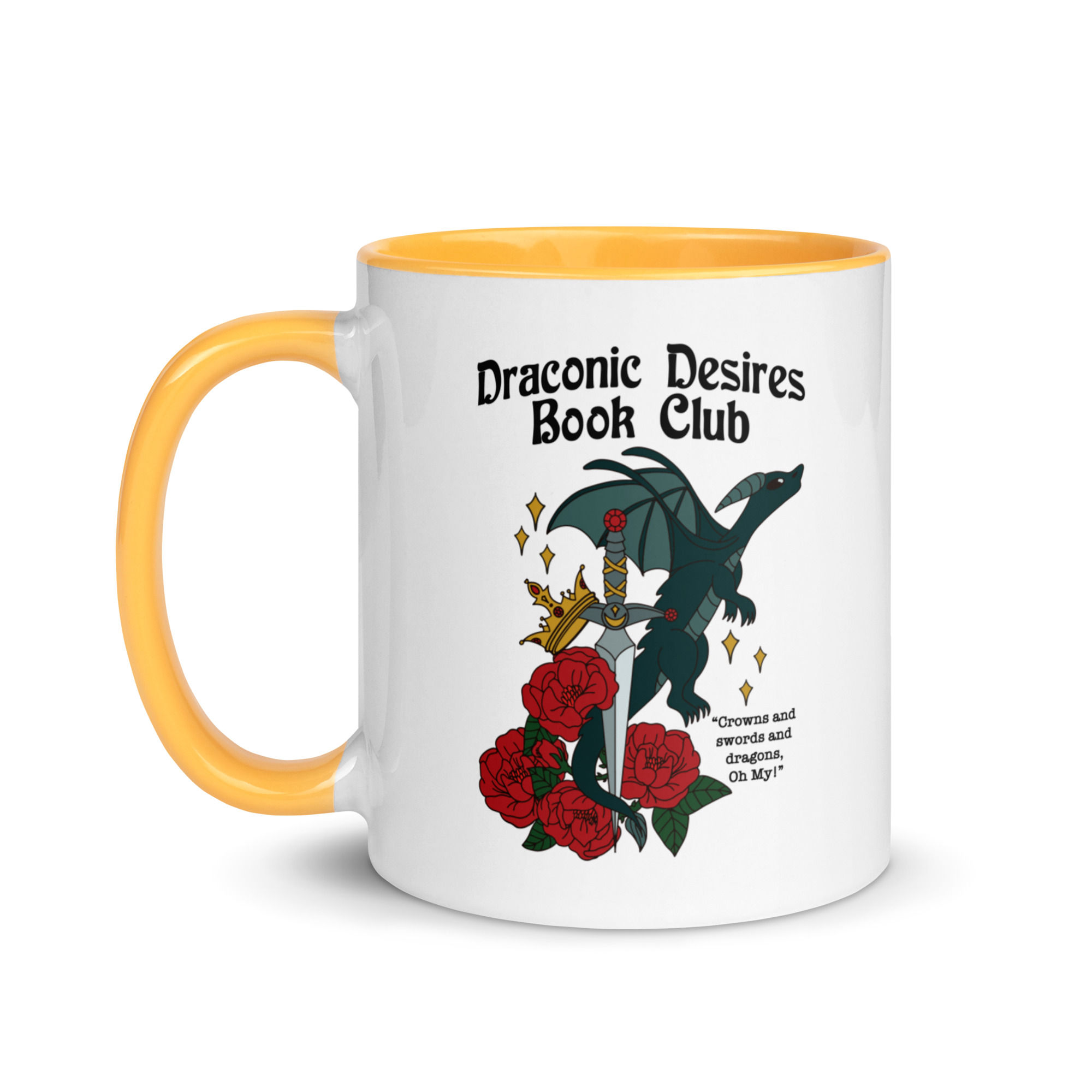 Dragonic Desires Book Club Mug with Color Inside