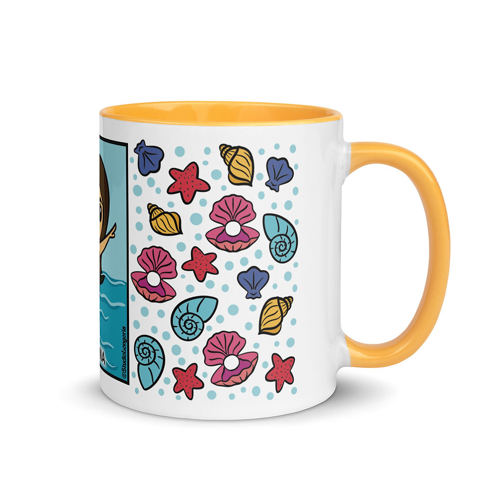 Thumbnail: La Sirena Mug with Color Inside