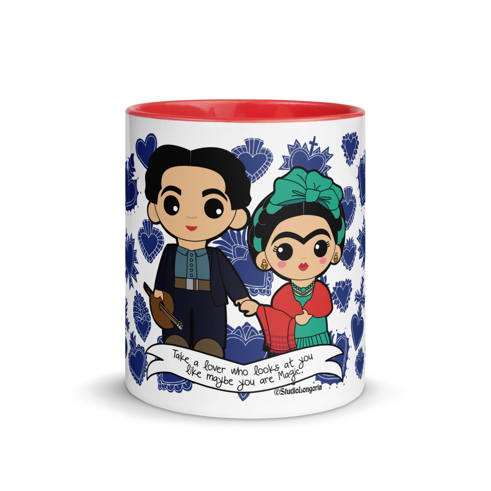 The Lovers Mug with Color Inside