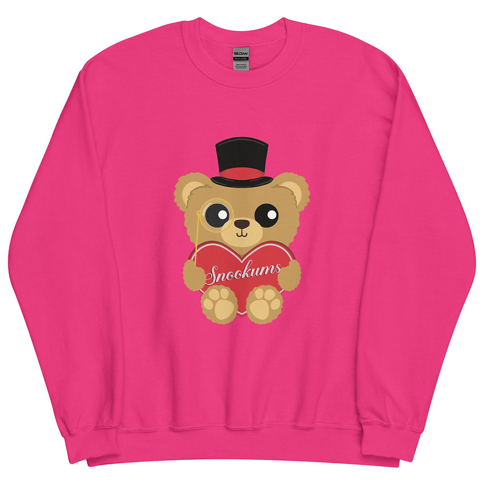 Thumbnail: Sweetheart Bears Snookums Unisex Sweatshirt