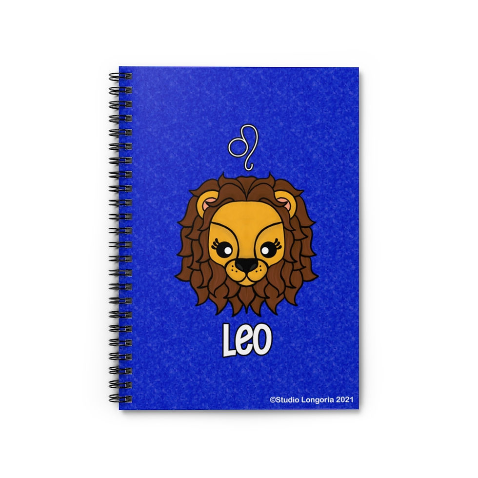 Thumbnail: Leo Spiral Notebook - Ruled Line