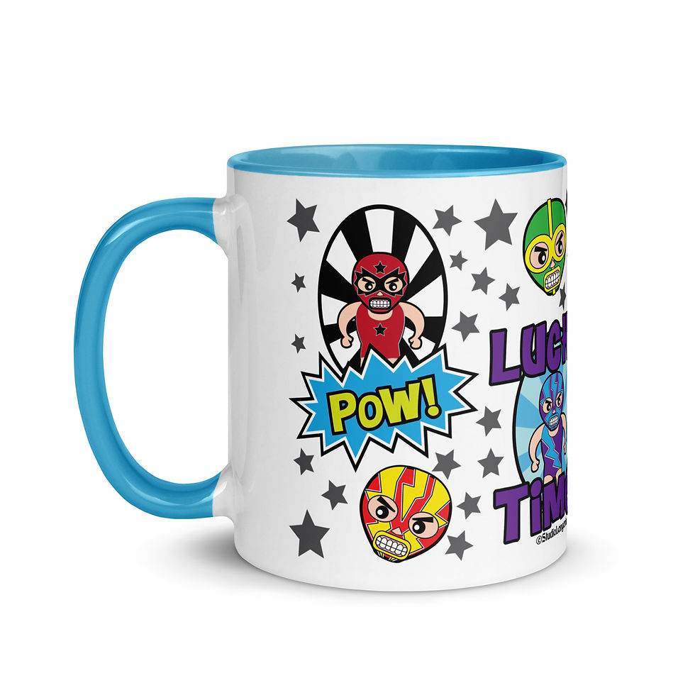 Thumbnail: Lucha Time Mug with Color Inside