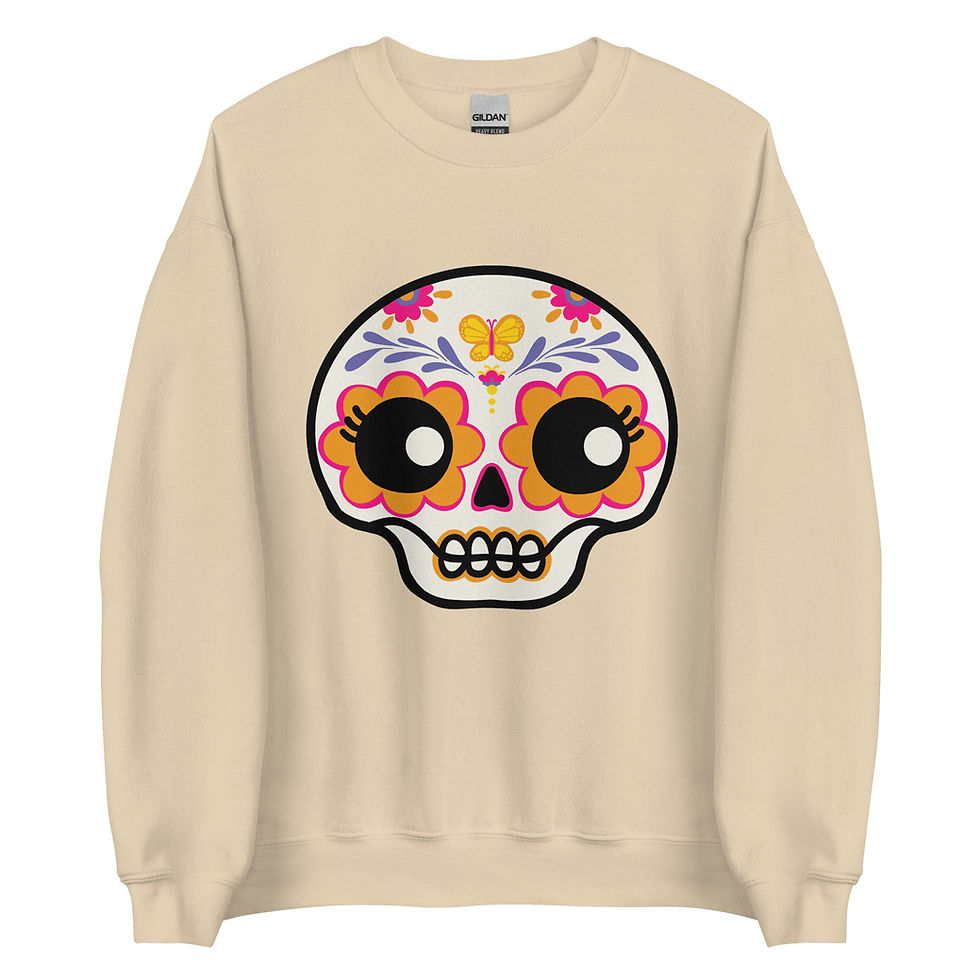Thumbnail: Mariposa Calavera Unisex Sweatshirt