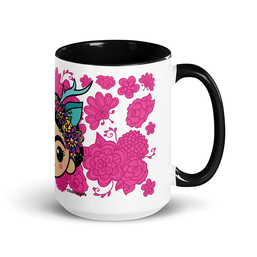 Thumbnail: Frida Azul Mug with Color Inside